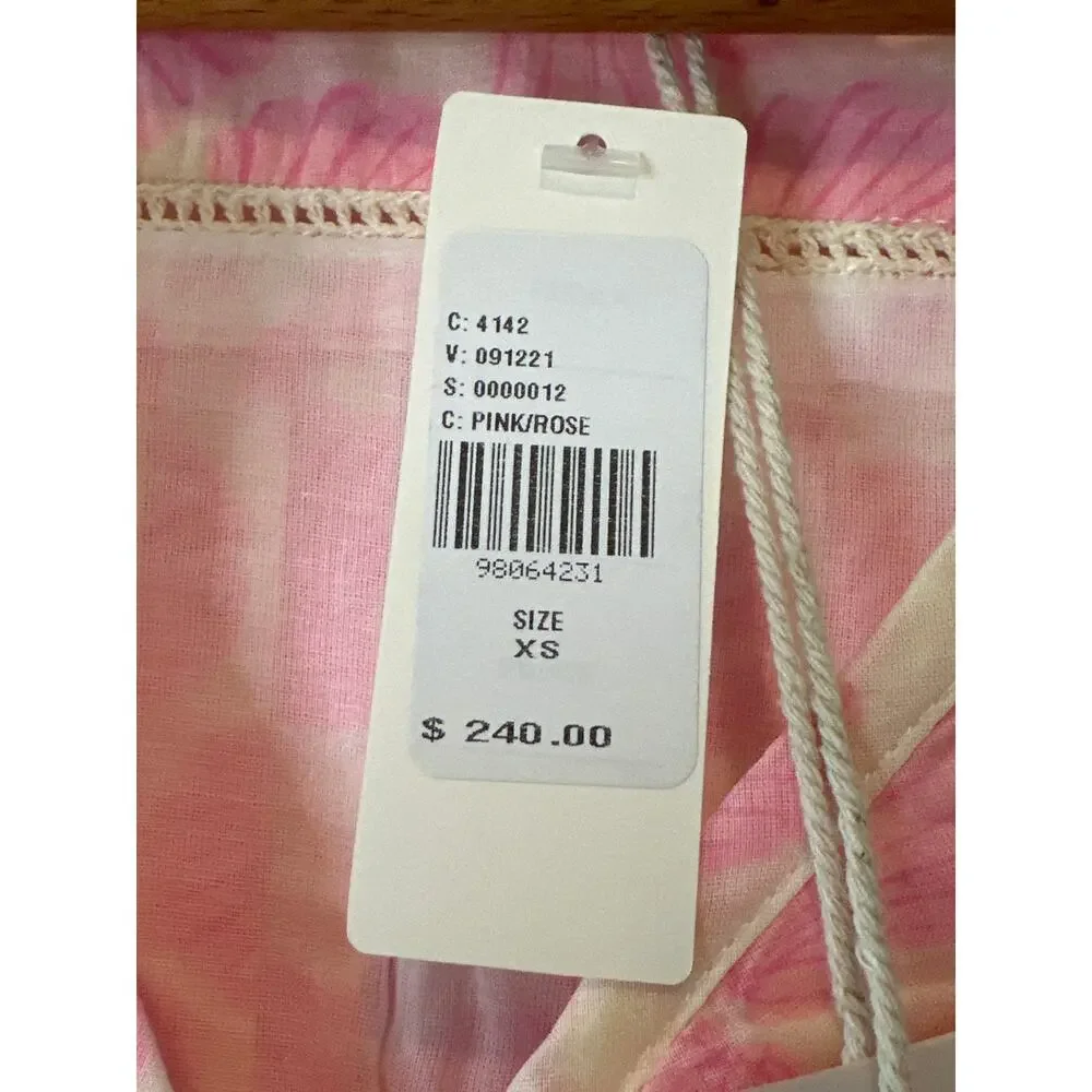 Mer St. Barth NWT Shell Beach Pink Giselle Mini Dress Size XS - Picture 9 of 13